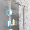 Hanging shelf for shower enclosure