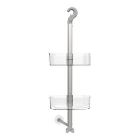 Hanging shelf for shower arm