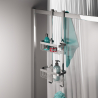 Shower double basket Extra rectangular 
attachable Attractive series